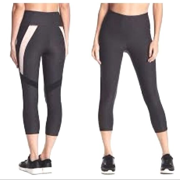 Z by Zella Gray Ankle High Waist Pink Leggings S - Picture 1 of 11